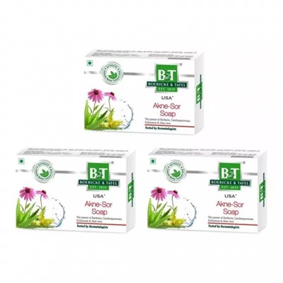 Набор мыла против акне (3 x 75 г), Akne-Sor Soap Set, произв. Schwabe