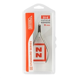 Nippon Nippers Кусачки маникюрные для кутикулы / Standard NN_NS-01-6, двойная пружина, ручная заточка, 6 мм