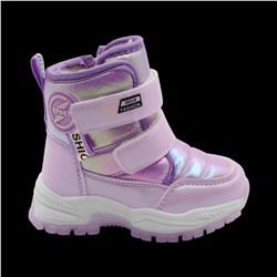 Ботинки на меху С7719-13 фиолетовые