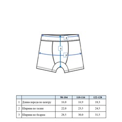 Трусы-боксеры для мальчика, 2 шт. в комплекте
