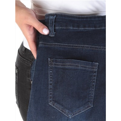 6629 DK. BLUE Джинсы зауженные женские ZAL