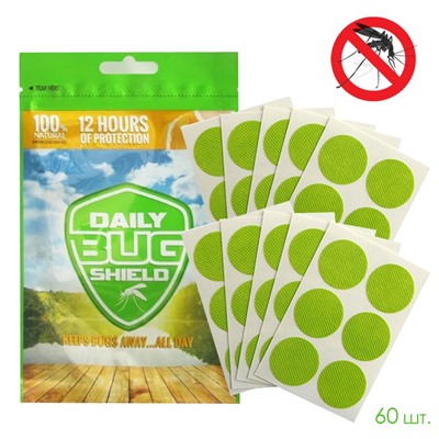 Наклейки от комаров и мошек, набор 60 шт.