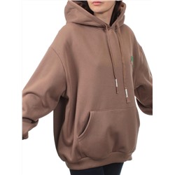 2805 BROWN Худи женское (95% хлопок, 5% спандекс)