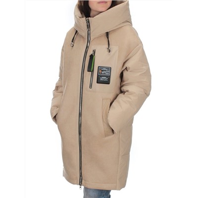 C1062 BEIGE Куртка зимняя женская (200 гр. холлофайбера)