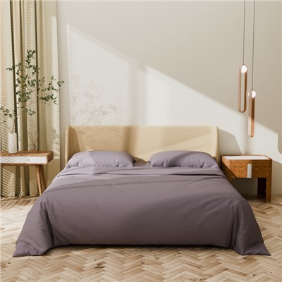 Постельное бельё Этель 1,5 сп Grey sky 143х215, 150х215, 50х70+3-2 шт, мако-сатин, 114г/м2