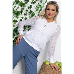 Бомбер Сан-Марино (белый) Б13587-13М