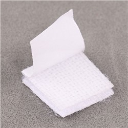 Липучка на клеевой основе «Квадрат», набор 48 шт., размер 1 шт.: 1.5×1.5 см