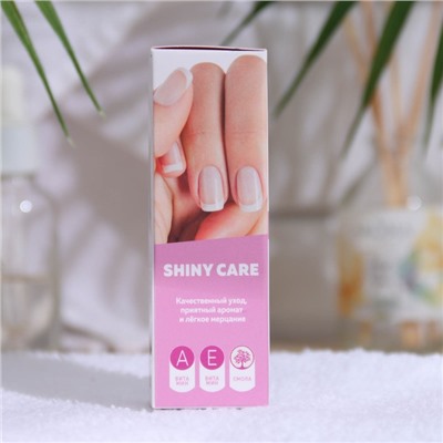 Укрепляющее масло для ногтей Milv Macaroni со смолой мастикового дерева и шиммером, 15 мл