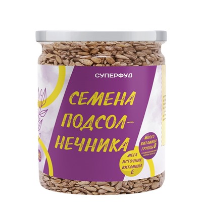 Суперфуд "Намажь_орех" Семена подсолнечника 320 гр.