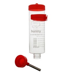 Поилка для грызунов 250 мл, 16.5×5 см, микс цветов