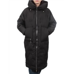 305 BLACK Пальто зимнее стеганое женское (200 гр. холлофайбер)