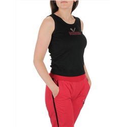9601 RED/BLACK Костюм спортивный тройка женский (100% полиэстер )