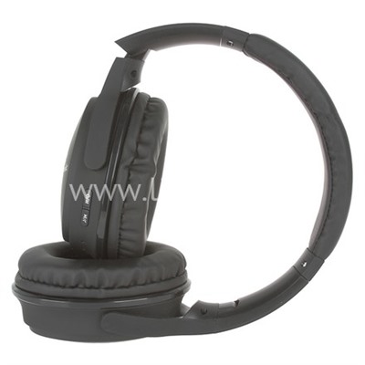 Наушники полноразмерные ELTRONIC (4466) bluetooth/fm/micro SD/AUX черные (в коробке)
