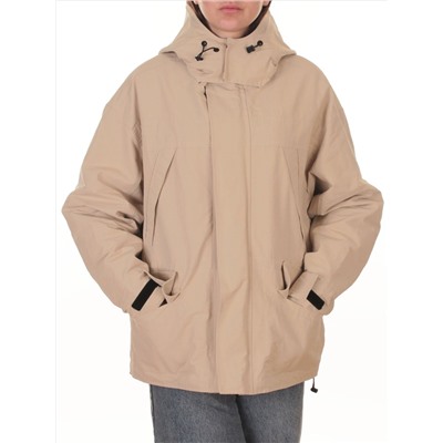3090 BEIGE Куртка демисезонная женская (100 гр. холлофайбер)