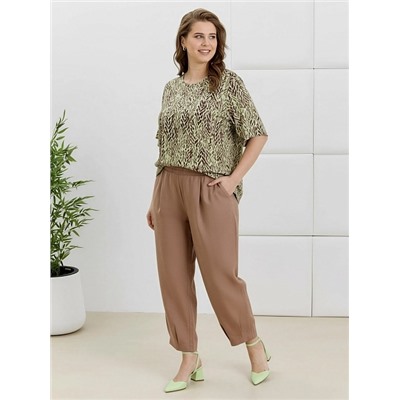 Женские брюки Габриэлла Б-072 / коричневый