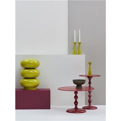 Столик кофейный Fluid, Ø59 см, жженый оранжевый