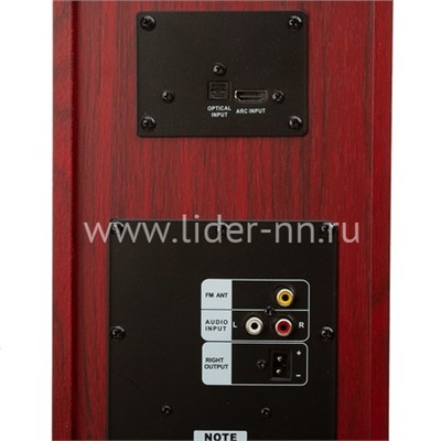 Колонка 08" (20-81 HOME SOUND) динамик 6шт/2х8"; 2х4"; 2х1.5" комплект 2 колонки ELTRONIC (красная)