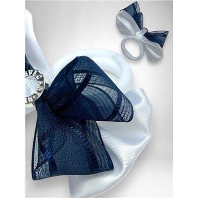 Бантик на эластичной резинке ажурный 1 шт Арт 239/4