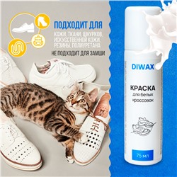 DIWAX Краска для белых кроссовок и белой обуви 75 мл