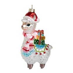 Альпака с подарками (стекло) 6,5х5х14,5 см