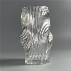 200-174 Декоративная ваза для цветов 24,5см в под.уп.(х8)Стекло