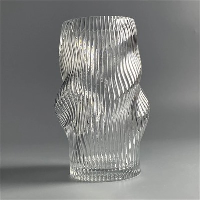 200-174 Декоративная ваза для цветов 24,5см в под.уп.(х8)Стекло