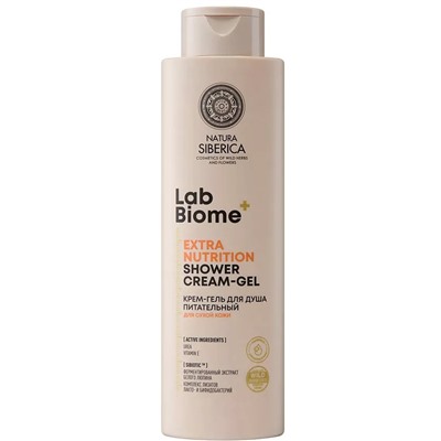 LAB Biome+ Крем-Гель для душа «Питательный» для сухой кожи, 500 мл