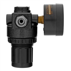 Регулятор давления с манометром R1500, 12 бар, 1/4" Denzel