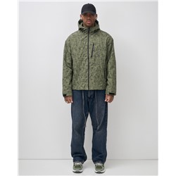 Куртка спортивная мужская весна осень цвета хаки 25470Kh