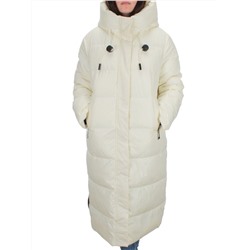 H-2202 WHITE Пальто зимнее женское (200 гр .холлофайбер)