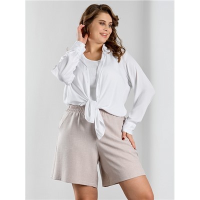 Женские шорты "Женский каприз-4" / бежевый