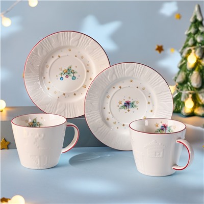 ЧАЙНЫЙ НАБОР LEFARD "WINTER STORY" НА 2 ПЕР. 4 ПР. 240 МЛ (КОР=12НАБ.)