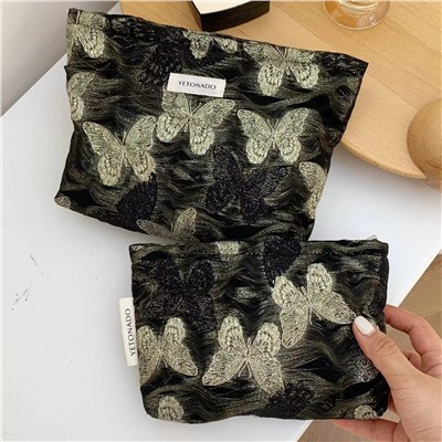 Brand capacious cosmetic bag to go out, organizer bag, small clutch bag, high-quality style