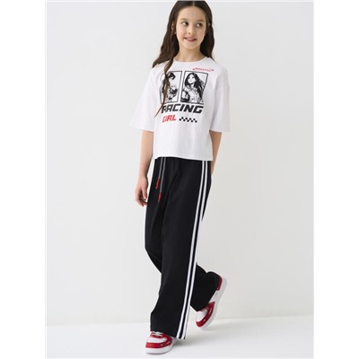 Комплект для девочки: футболка, брюки