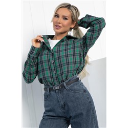 Рубашка Денни НЬЮ (серо-зеленая) Б12864-7М