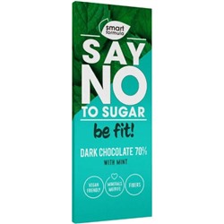 Шоколад Smart Formula горький шоколад Dark with mint 90 г/ КДВ
