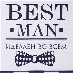 Набор полотенец кух. Доляна Boss Best man 35х60см-2шт, 100% хл