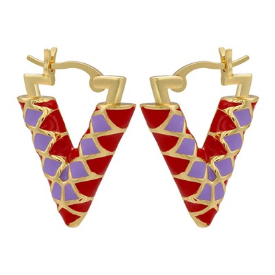 Серьги с замком кольцо арт. 11 8214 (id 254868)