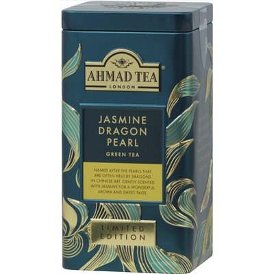 AHMAD TEA. Limited Edition. Jasmine Dragon Pearl 100 гр. жест.банка