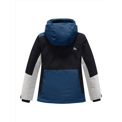 Горнолыжный костюм зимний для мальчика темно-синего цвета 9517TS