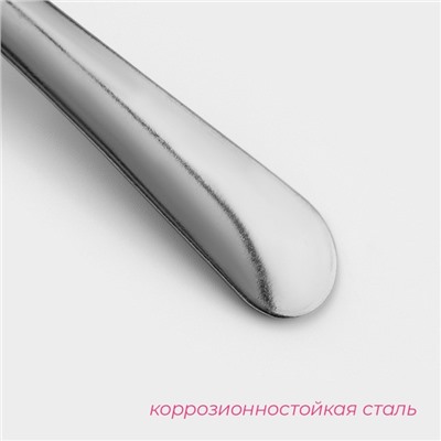 Ложка чайная Доляна «Нордик», длина 15 см, толщина 1.2 мм