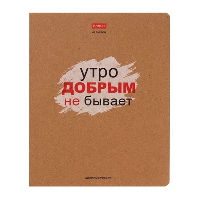 Тетрадь 48 листов в линейку «Истинные истины», обложка мелованный картон, скруглённые углы, блок офсет 65 г/м², МИКС