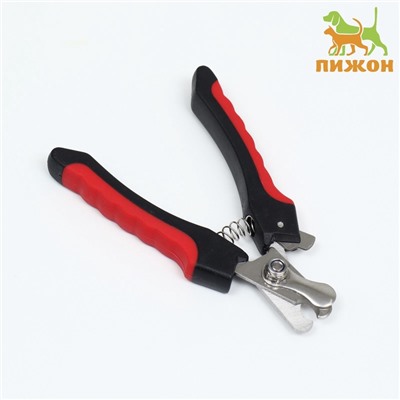 Когтерез боковой малый с нескользящими ручками, 12×4×1 см, эконом, микс цветов