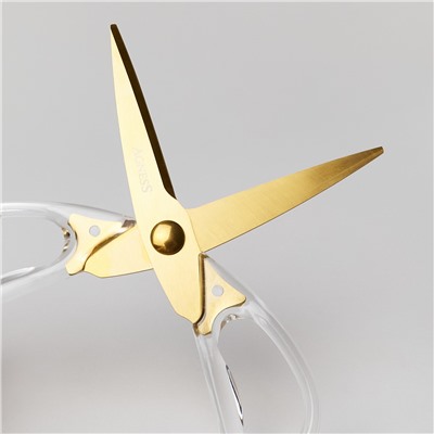 КУХОННЫЕ НОЖНИЦЫ ЦВЕТ АЙВОРИ, ТИТАНОВОЕ ПОКРЫТИЕ ЛЕЗВИЯ, 20,5СМ (МАЛ=12ШТ)