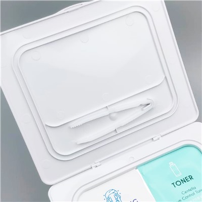 MeLoSo Набор пэдов для очищения и тонизирования кожи / 2 in 1 Dual Pad, 80 шт. x 2