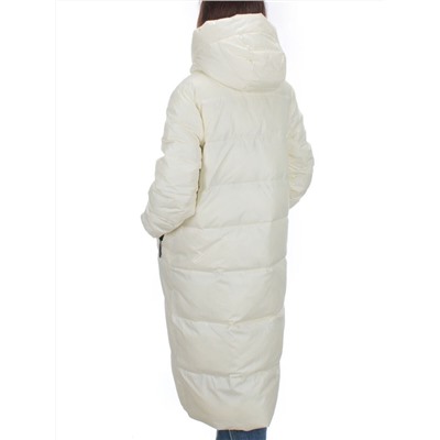 H-2209 WHITE Пальто зимнее женское (200 гр .холлофайбер)