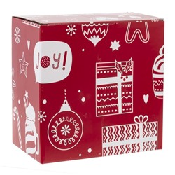 Фигурка декоративная "Дед Мороз на олене", L22 W15 H24 см