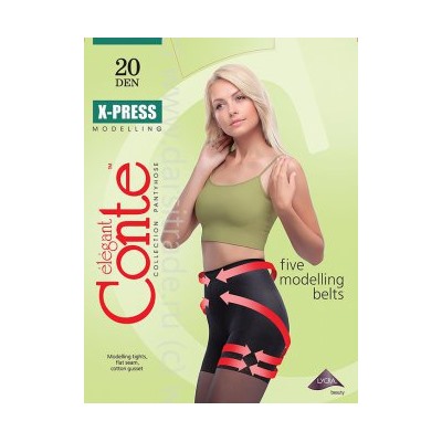 Колготки женские X-press 20 2-4 Conte Дроп