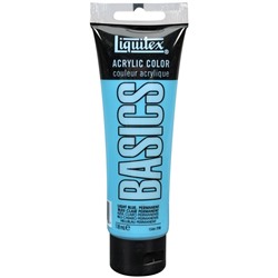 Краска акриловая художественная Liquitex "Basics", 118мл, туба, 770 голубой перманентный