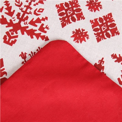 Постельное бельё «"Этель"» 2 сп Christmas sketch 175х215 см, 200х220 см,70х70 см -2 шт, поплин